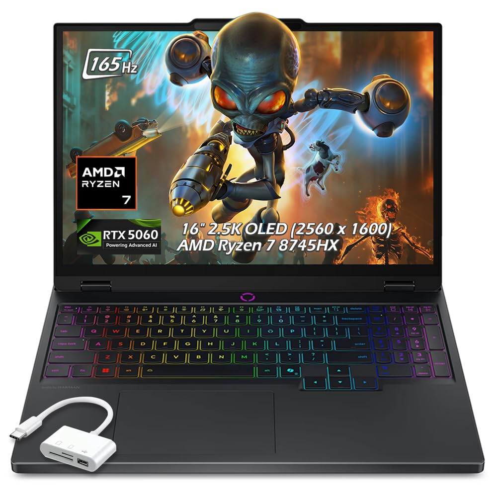 Amazon.com: Lenovo Legion Pro 5 Gaming Laptop - AMD Ryzen 7 8745HX